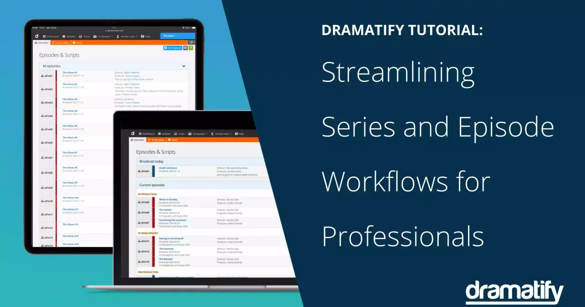 Tutorial: Unlock the Power of Series and Episode Production - 8 great tips!