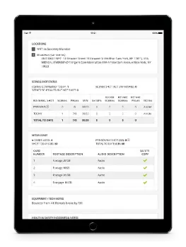 A mix of auto-filled info & manual additions.