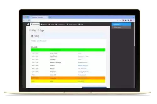 Automatic daily schedules on the Dramatify dashboard