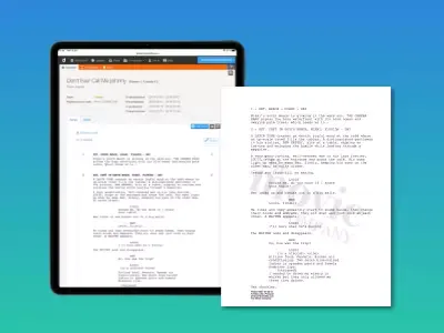Screenplays with Script Sides & Watermarking