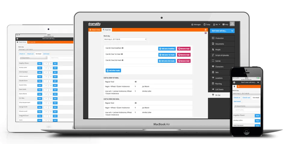 Automate on set food & meal handling!