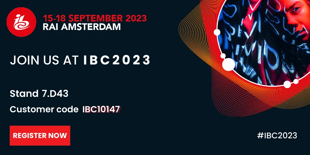 Dramatify at IBC 2023 - join & get free tickets!