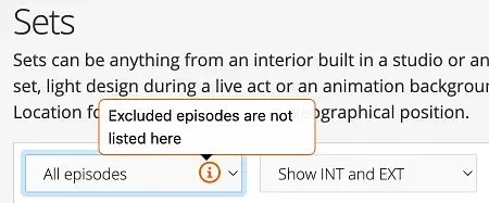 Marking hidden episodes