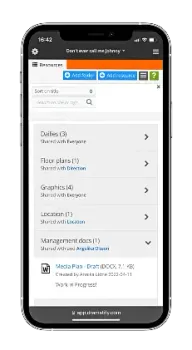 Share and access your production files on the go!