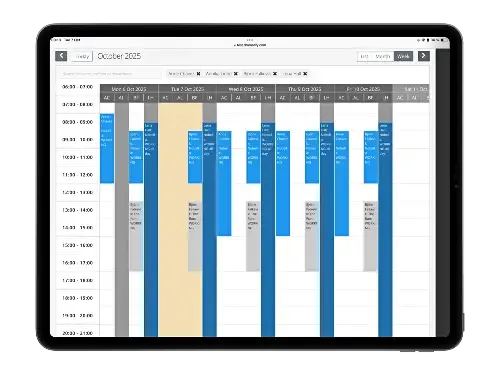 View and book available staff in Dramatify's Production Resource Scheduling