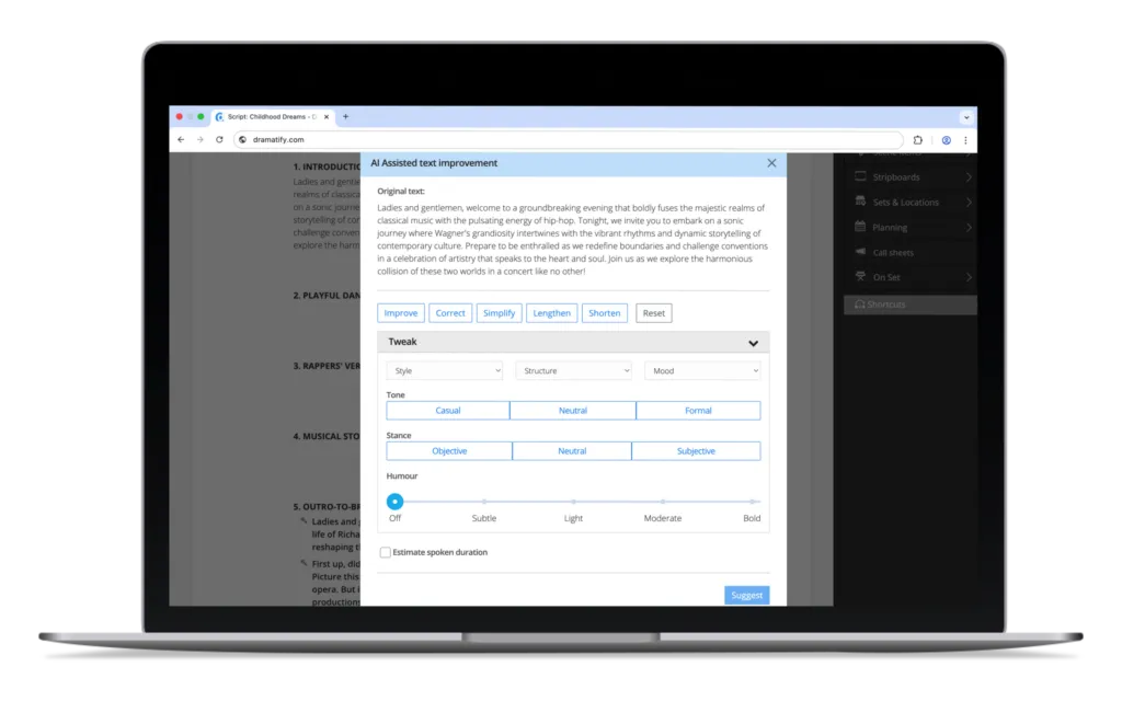 With AI support, content can be crafted faster in the sports production rundowns.