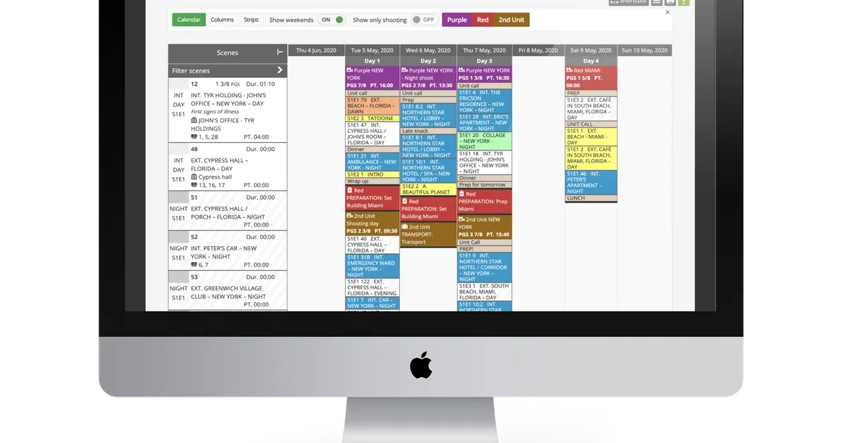 Scheduling calendar update and new crew roles!