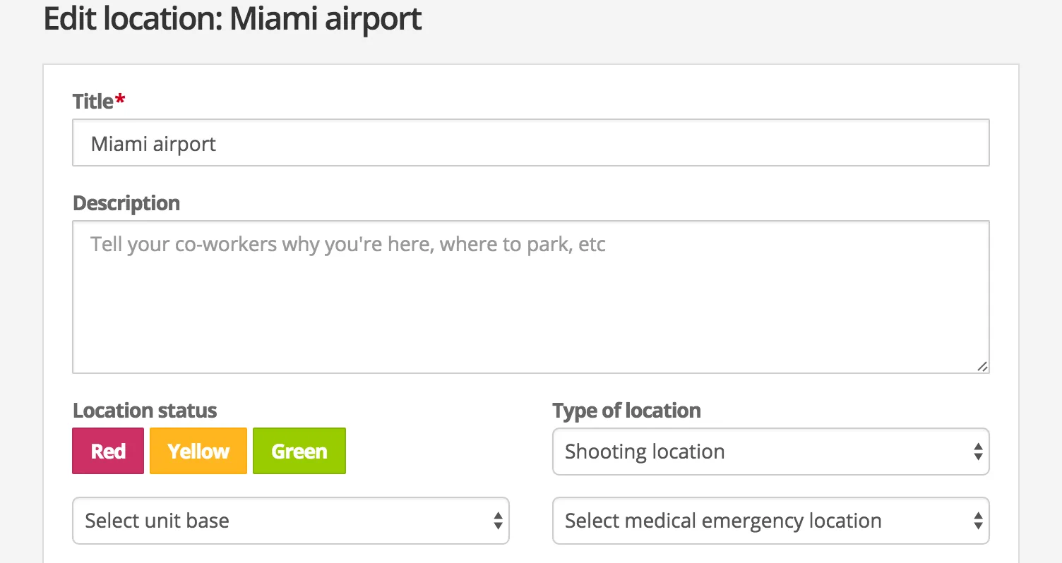 Add location