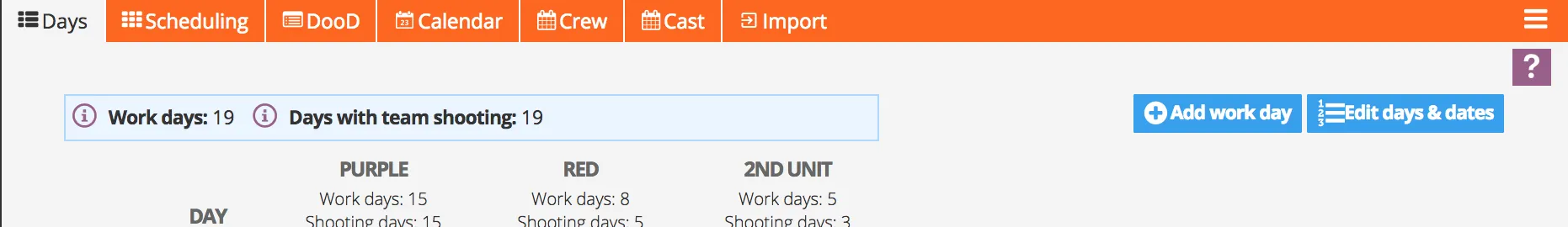 Add new workday