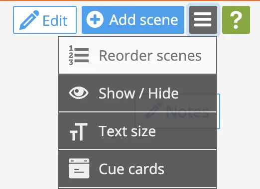 Create Cue Cards