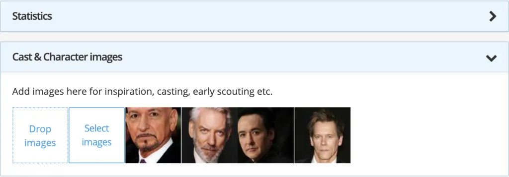 Cast &amp; Character image gallery for TV, film, drama, entertainment, reality, factuals - inspiration images, audition images
