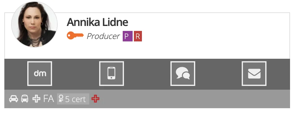 Profile card