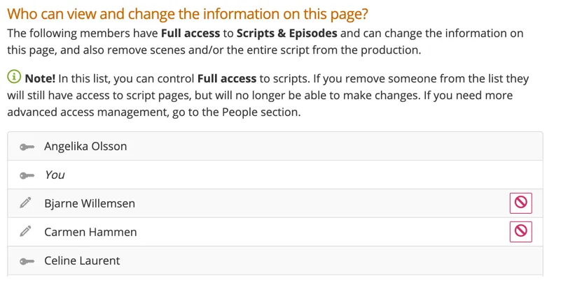 Check read-write access to scripts