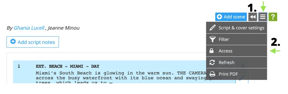 Script Access