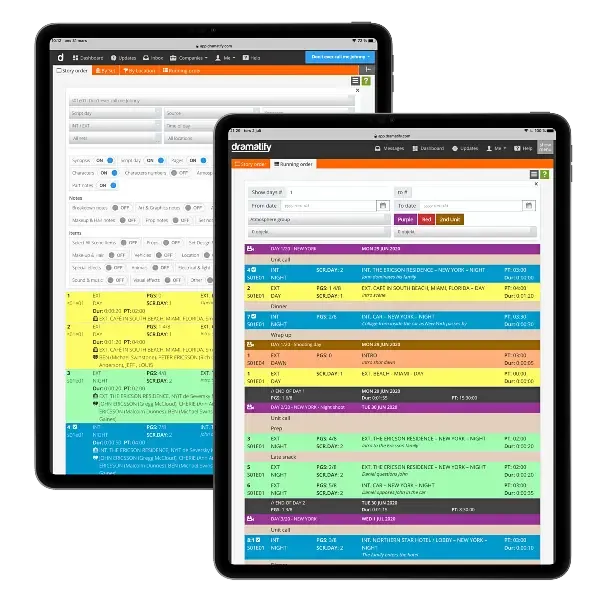 Stripboards & Reports in Dramatify