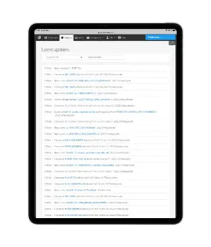 The production auto.update page