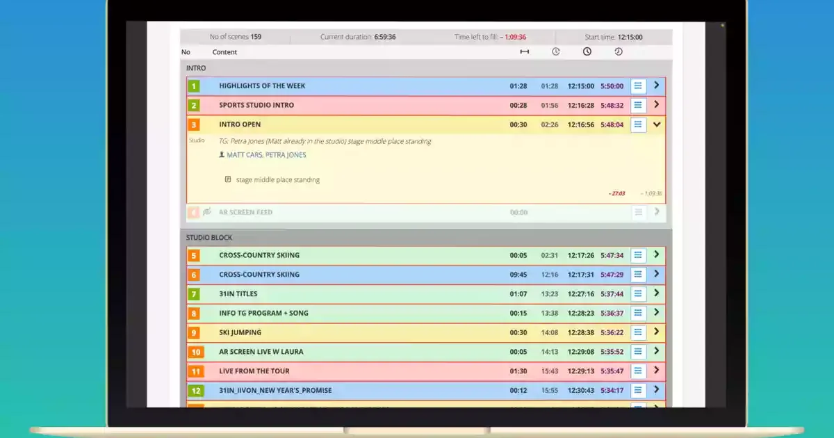 Dramatify Introduces “Blocks\" for Rundowns