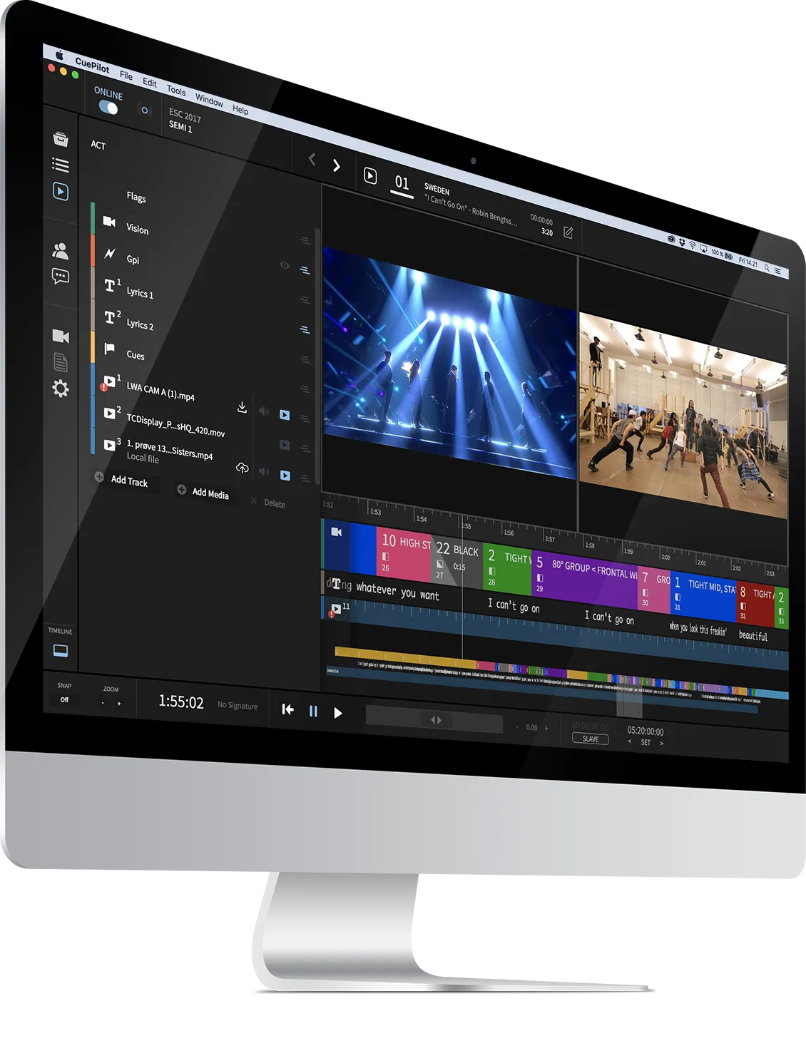 CuePilot vision mixer integration with Dramatify
