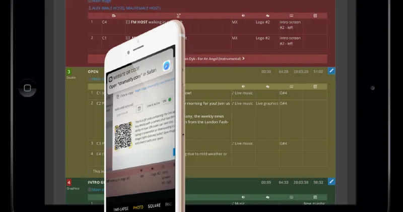 Dramatify Launches QR Code Distribution of Rundowns